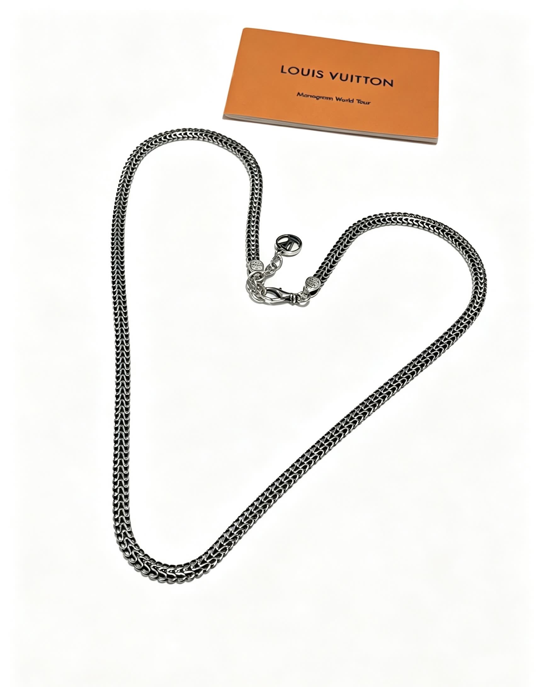 Louis Vuitton Silver Chain Necklace